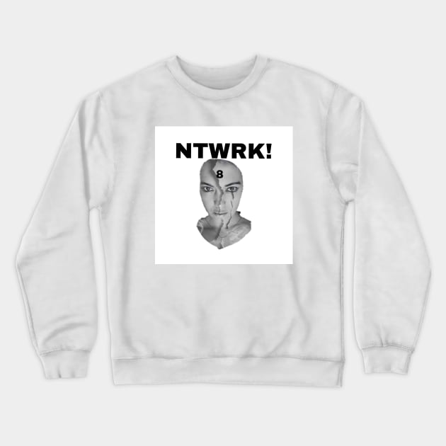 NTWRK 1 “torn and forgotten” Crewneck Sweatshirt by 8NTWRK